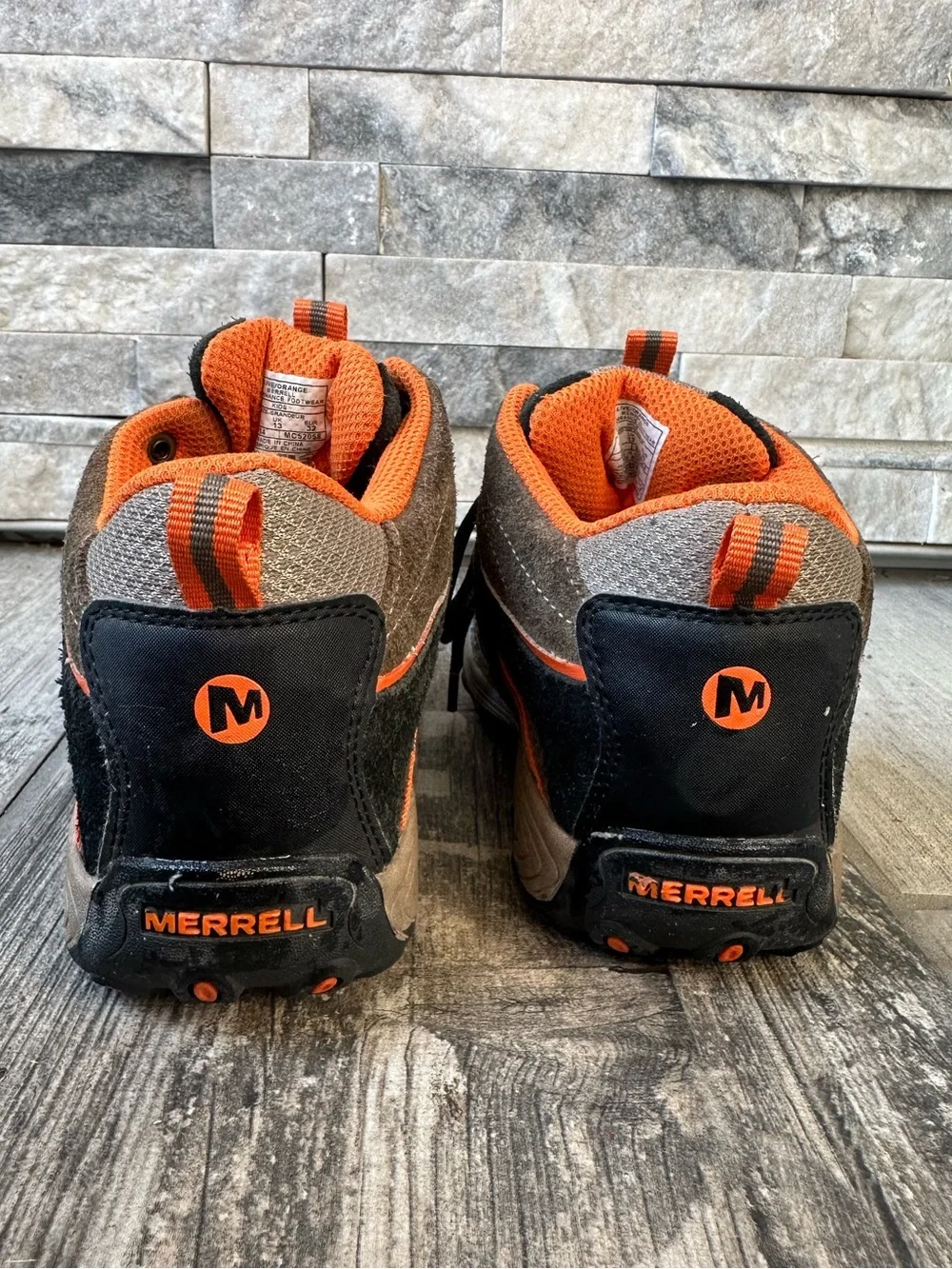 Merrell Kids Chameleon Hiking Mid Boots Orange  – Size 1 Kids